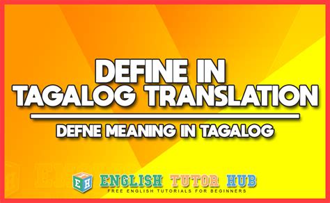 about meaning in tagalog